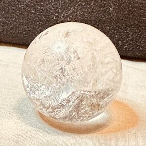 Clear Quartz Sphere Natural Rainbow Flash Crystal Ball Clarity Energy Amplifier